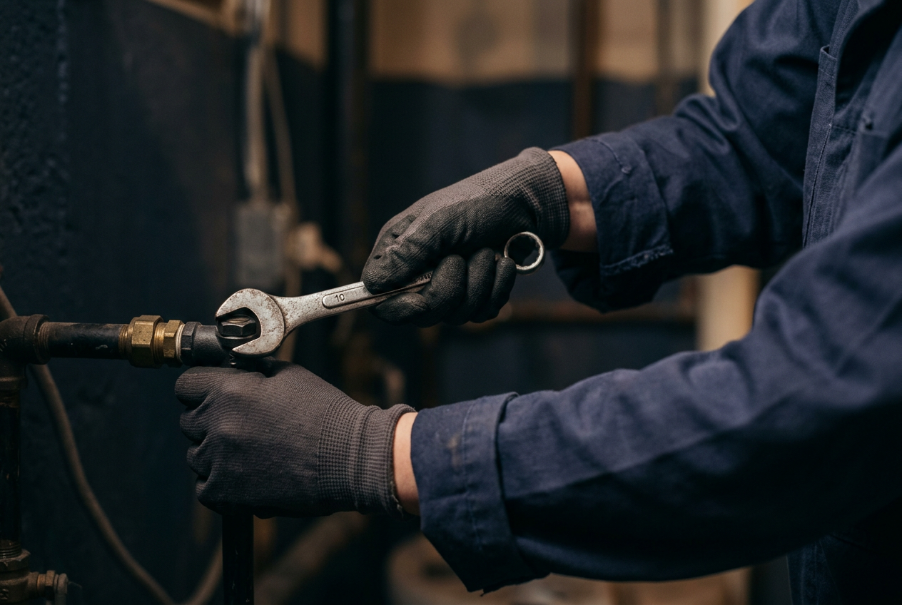 Técnico especializado a executar reparação ao domicílio